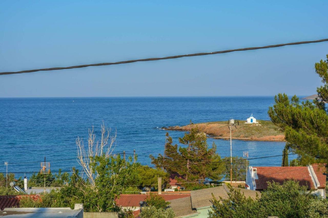 Sofia'S Seaview Villa Near Airport And Beach Artemida  Exterior foto