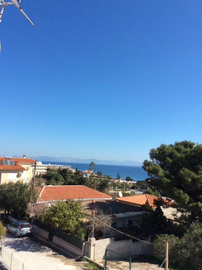 Sofia'S Seaview Villa Near Airport And Beach Artemida  Exterior foto